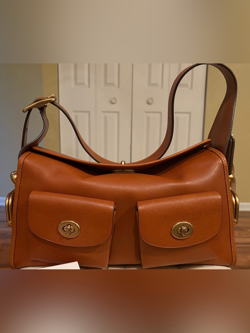 Coach Haversack Amber brown